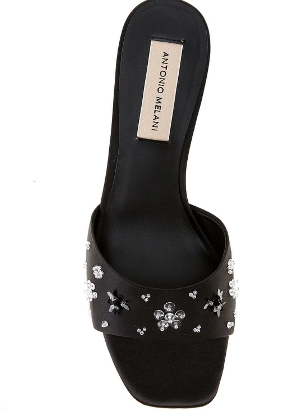 ANTONIO MELANI Brenley Satin Beaded heels